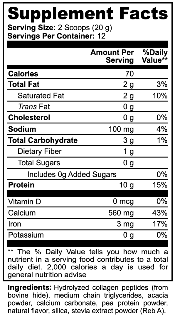 Hydro CollaBoost — Vanilla Collagen Creamer